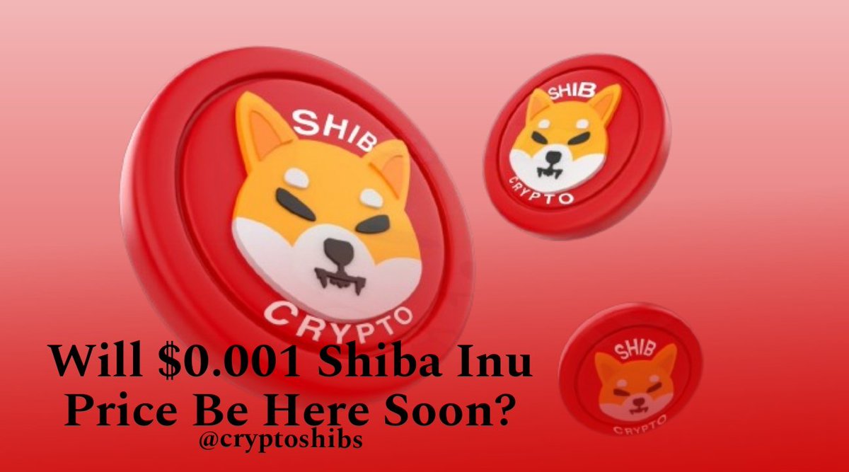 cryptoshibs's tweet photo. #SHIB $0.001 🚀🚀

If You Believe LIKE RETWEET https://t.co/6b4OyHp8fA