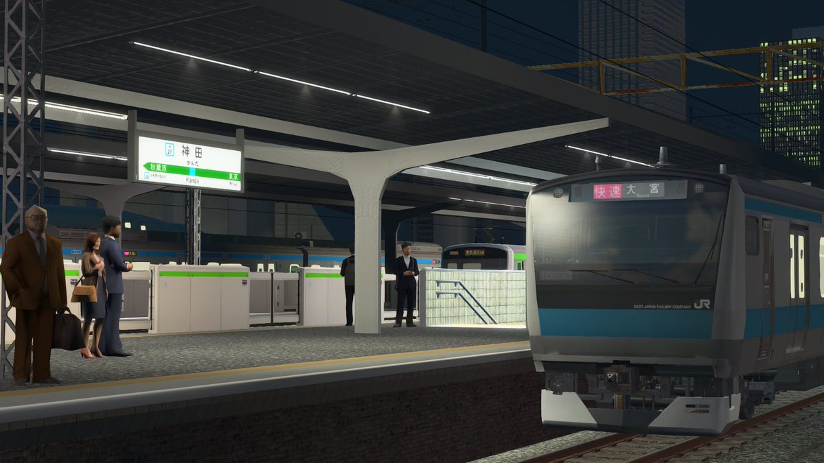 JenperTC's tweet image. The evening commute... 🚃

#CitiesSkylines #山手線