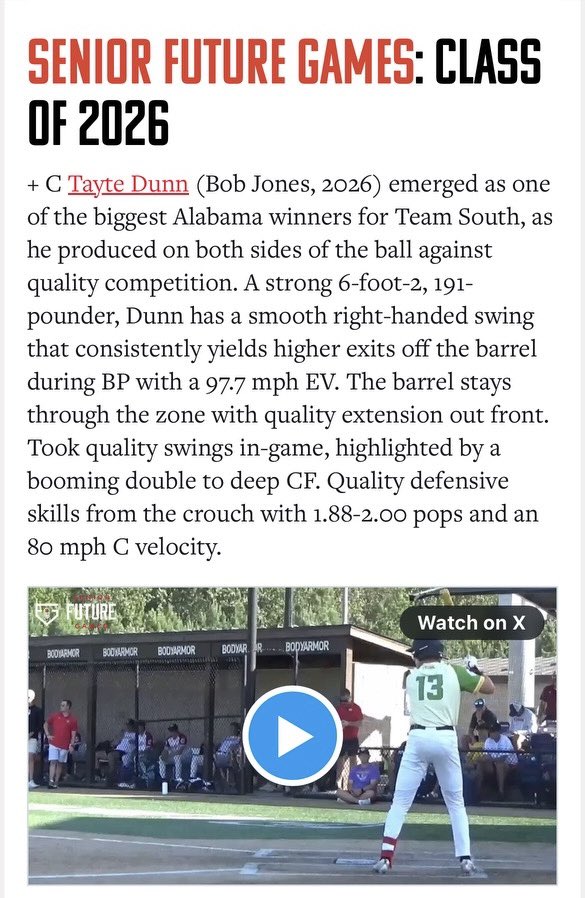 Thank you <a href="/PrepBaseballAL/">Prep Baseball Alabama</a>, <a href="/D4Sharp/">David Sharp</a> &amp; <a href="/ASharp24/">Austin Sharp</a>. Excited for the 2026 season! <a href="/PB_Uncommitted/">Prep Baseball Uncommitted</a> <a href="/prepbaseball/">Prep Baseball</a>