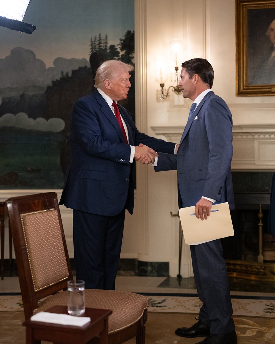 🇺🇸 TONIGHT at 8PM EST: President Donald J. Trump sits down with <a href="/RobFinnertyUSA/">Rob Finnerty</a> on <a href="/NEWSMAX/">NEWSMAX</a> for an exclusive interview since returning from Scotland and securing historic trade deals.

You won't want to miss it!