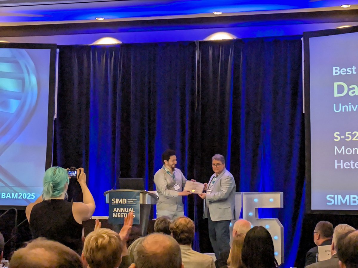 BioDiscovery Institute (@bdi_unt) on Twitter photo Congratulations Daniel Grinffiel for winning an award for his poster titled " Genetic Tools for Particulate Methane Monooxygenase Expression in Native and Heterologous Hosts" at the SIMB annual meeting in San Francisco, CA. <a href="/UNTScience/">UNT College of Science</a> <a href="/UNTResearch/">UNT Research and Innovation</a> <a href="/UNTsocial/">University of North Texas</a> <a href="/UNTChemistry/">UNT Department of Chemistry</a> Congratulations Daniel Grinffiel for winning an award for his poster titled " Genetic Tools for Particulate Methane Monooxygenase Expression in Native and Heterologous Hosts" at the SIMB annual meeting in San Francisco, CA. <a href="/UNTScience/">UNT College of Science</a> <a href="/UNTResearch/">UNT Research and Innovation</a> <a href="/UNTsocial/">University of North Texas</a> <a href="/UNTChemistry/">UNT Department of Chemistry</a>