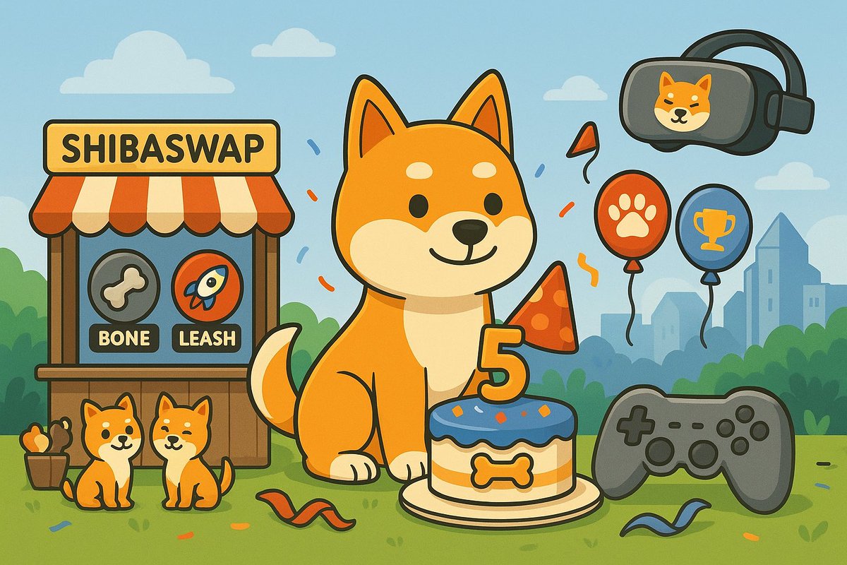 3/5 — From Meme to Ecosystem 🌐

Dec 2021 brought ShibaSwap (DEX) to mainnet — with $LEASH &amp; governance token $BONE joining the fun. Shiboshis NFTs sold out in ~35 mins! 🎨

In Oct 2022, Shiba Eternity — our mobile card game — launched globally. And by 2024, the Metaverse vision