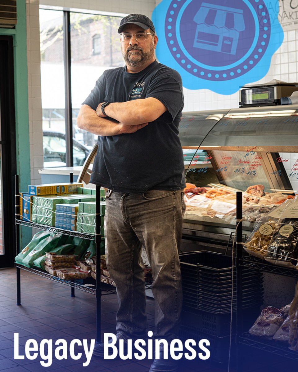 Congratulations to 2025 Cambridge Legacy Business honoree, New Deal Fish Market. This beloved local business has been in operation for 97 years!🎖️🐟 

For more on the 2025 Legacy Business honorees, visit camb.ma/43icXe5