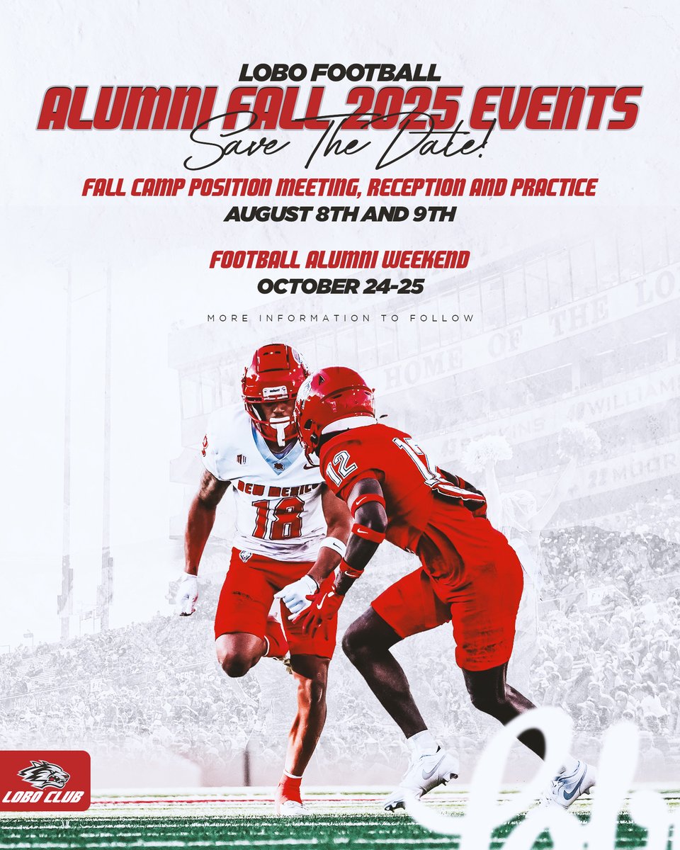 UNM Alumni Lettermen (@unm_lettermen) on Twitter photo Calling all <a href="/UNMLoboFB/">New Mexico Football</a> alumni! We can't wait to invite you back to campus this season. Please contact mwarren@unm.edu for details. #GoLobos #Lobos4Life Calling all <a href="/UNMLoboFB/">New Mexico Football</a> alumni! We can't wait to invite you back to campus this season. Please contact mwarren@unm.edu for details. #GoLobos #Lobos4Life