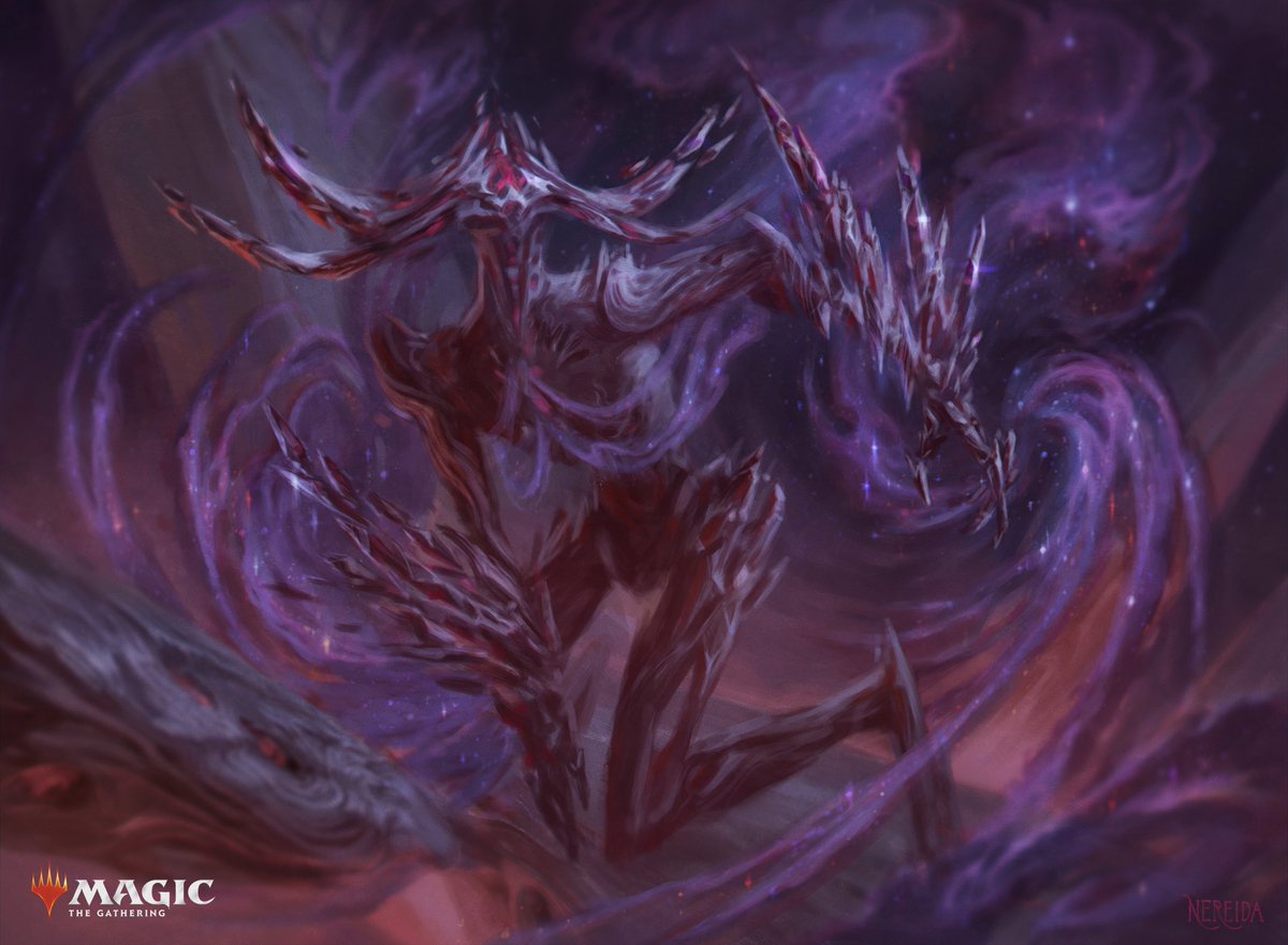 CommanderSUCKS's tweet image. QUICK‼️ Without looking at the card text, which of these Edge of Eternities creatures have Reach?