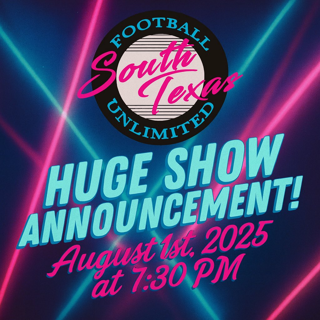 South Texas Football Unlimited🏈 (@stfunltd) on Twitter photo YOU DON’T WANT TO MISS IT!! YOU DON’T WANT TO MISS IT!!