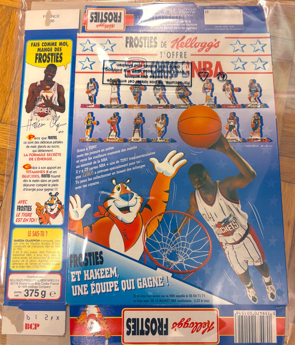 On a fait de belles trouvailles today ! Quand les cartes s’invitaient dans nos paquets de céréales ! Réveil le tigre qui est en toi !