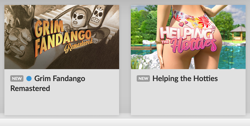 AdequateEmily's tweet photo. I got this bundle because I'm anti-censorship and think anyone should have the right to buy any game and there were some other games in it that I wanted, but also my GOG library is ruined forever and I can never show it on stream ever again. https://t.co/fEAZAEIyxS