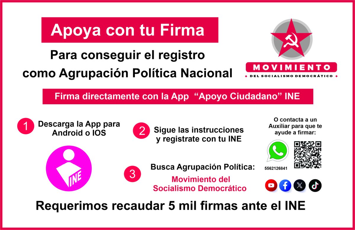 socialist_democ's tweet photo. Firma directamente descargando la App "Apoyo Ciudadano INE"

🙂 #APN #INE #socialismo https://t.co/BG8CKiGD3S