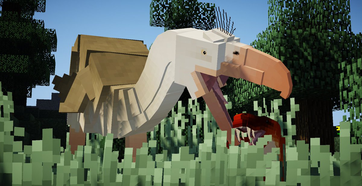 Introducing our August Update, including the Kelenken!

Play with this new update now by visiting our Patreon!
patreon.com/JurassiCraft
