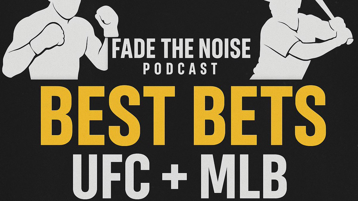 Moneyline Hacks (@moneylinehacks) on Twitter photo 🚨 Fade the Noise Podcast Ep. 11 LIVE NOW!
youtube.com/@FadetheNoise
We break down the heat 🔥
🥊 UFC Main Card Picks
🏆 PFL MMA Tonight
⚾ MLB Best Bets
🏈 NFL News
🗣️ Join our Discord community of over 4000 members <a href="/MLHacksNetwork/">MLH Network</a>
#BettingX #GamblingCommunity #UFC 🚨 Fade the Noise Podcast Ep. 11 LIVE NOW!
youtube.com/@FadetheNoise
We break down the heat 🔥
🥊 UFC Main Card Picks
🏆 PFL MMA Tonight
⚾ MLB Best Bets
🏈 NFL News
🗣️ Join our Discord community of over 4000 members <a href="/MLHacksNetwork/">MLH Network</a>
#BettingX #GamblingCommunity #UFC