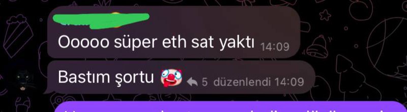 Bugün bu arkadaş en az 10 defa short açtı trade etti ;)