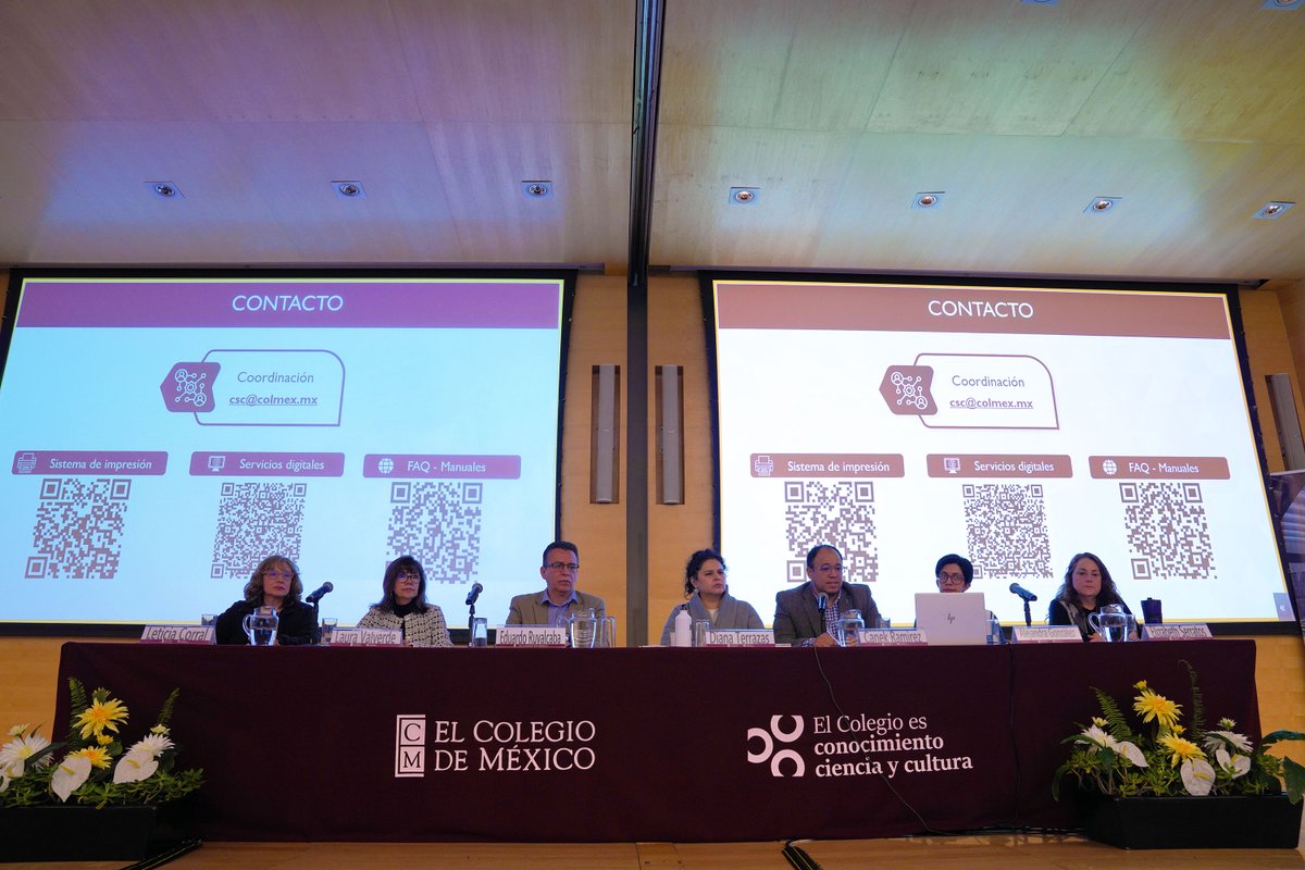 El Colegio de México (@elcolmex) on Twitter photo Nos entusiasma haber recibido al estudiantado de nuevo ingreso durante la sesión de bienvenida de hoy, mismo que la próxima semana iniciará clases de maestría y doctorado en 7 de nuestros 8 Centros de Estudios, ¡mucho éxito! 👏 <a href="/CEAAColmex/">CEAA Colmex</a> <a href="/CEDUAcolmex/">CEDUA</a> <a href="/CEEColmex/">CEE COLMEX</a> <a href="/CEIColmex/">CEI Colmex</a> Nos entusiasma haber recibido al estudiantado de nuevo ingreso durante la sesión de bienvenida de hoy, mismo que la próxima semana iniciará clases de maestría y doctorado en 7 de nuestros 8 Centros de Estudios, ¡mucho éxito! 👏 <a href="/CEAAColmex/">CEAA Colmex</a> <a href="/CEDUAcolmex/">CEDUA</a> <a href="/CEEColmex/">CEE COLMEX</a> <a href="/CEIColmex/">CEI Colmex</a>