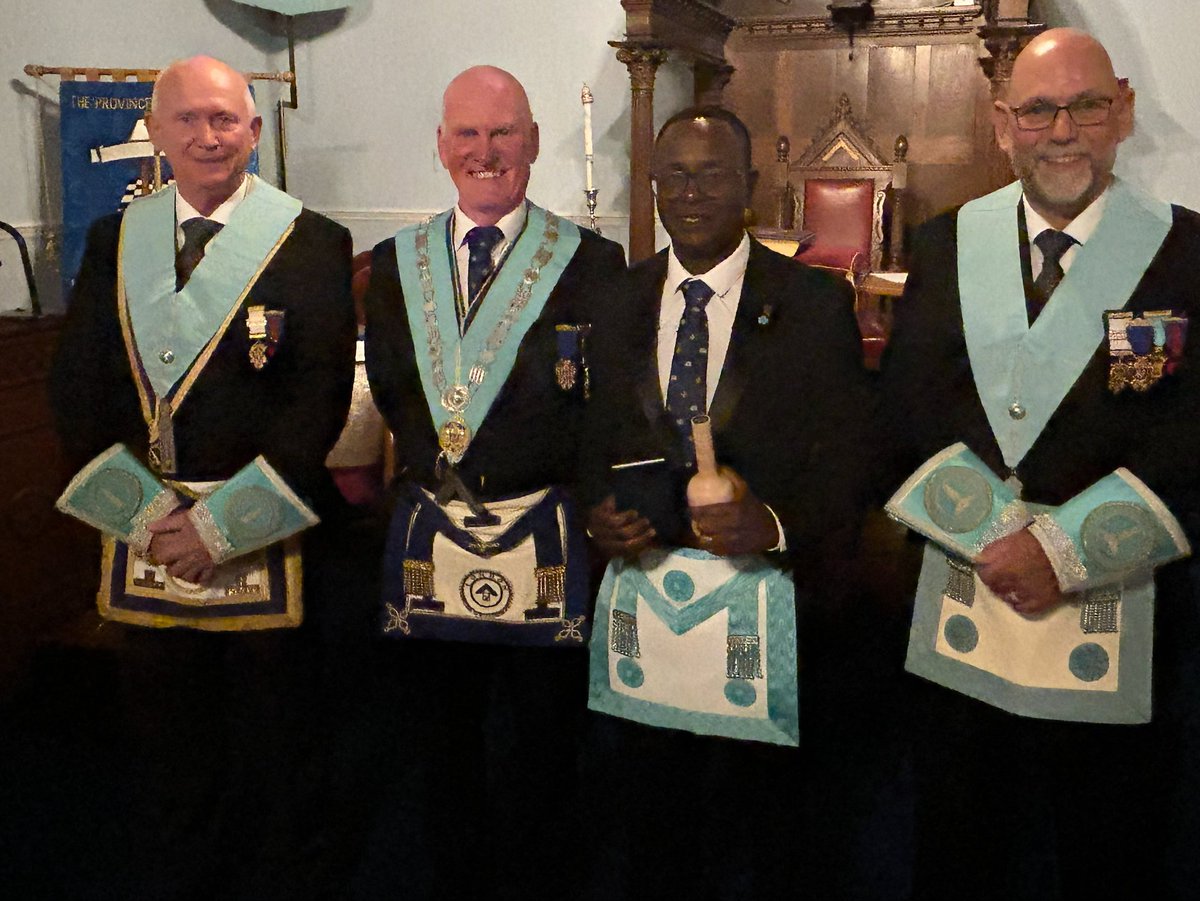 Wiltshire Freemasons (@wiltspgl) on Twitter photo Wiltshire Summer Lodge raised Bro Kennedy Madziyire and is pictured with the WM and Wardens. The WM used a maul during the ceremony which was presented to him as a memento of his term in office. <a href="/pgm_pglwilts/">ProvGMWiltshire</a> Wiltshire Summer Lodge raised Bro Kennedy Madziyire and is pictured with the WM and Wardens. The WM used a maul during the ceremony which was presented to him as a memento of his term in office. <a href="/pgm_pglwilts/">ProvGMWiltshire</a>