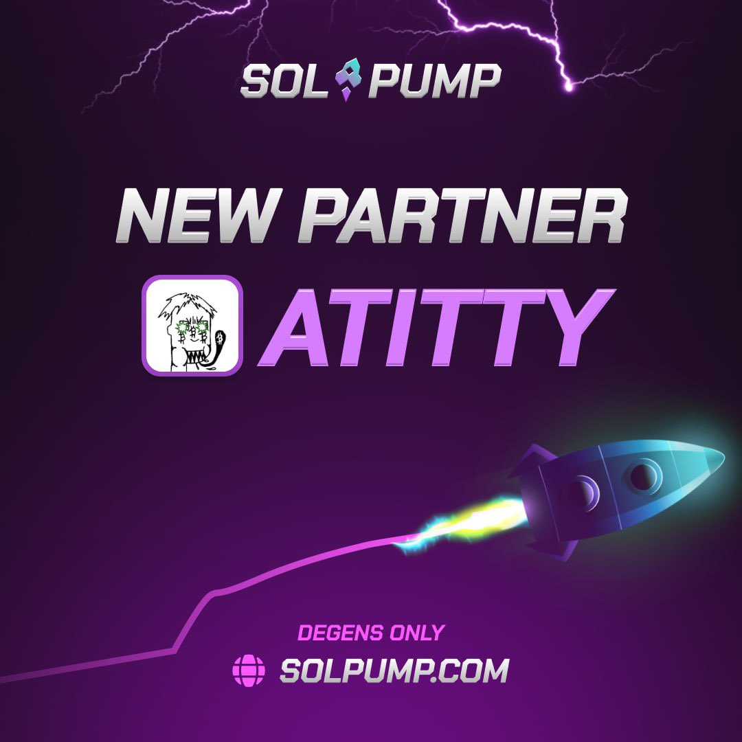 Partnering up with <a href="/solpumpcom/">Solpump</a> - No BS. No KYC. Instant deposits &amp; withdraws. 

Excited to get some streams going on crash and coinflip, lets run it up
 
solpump.com/a/ATITTY
