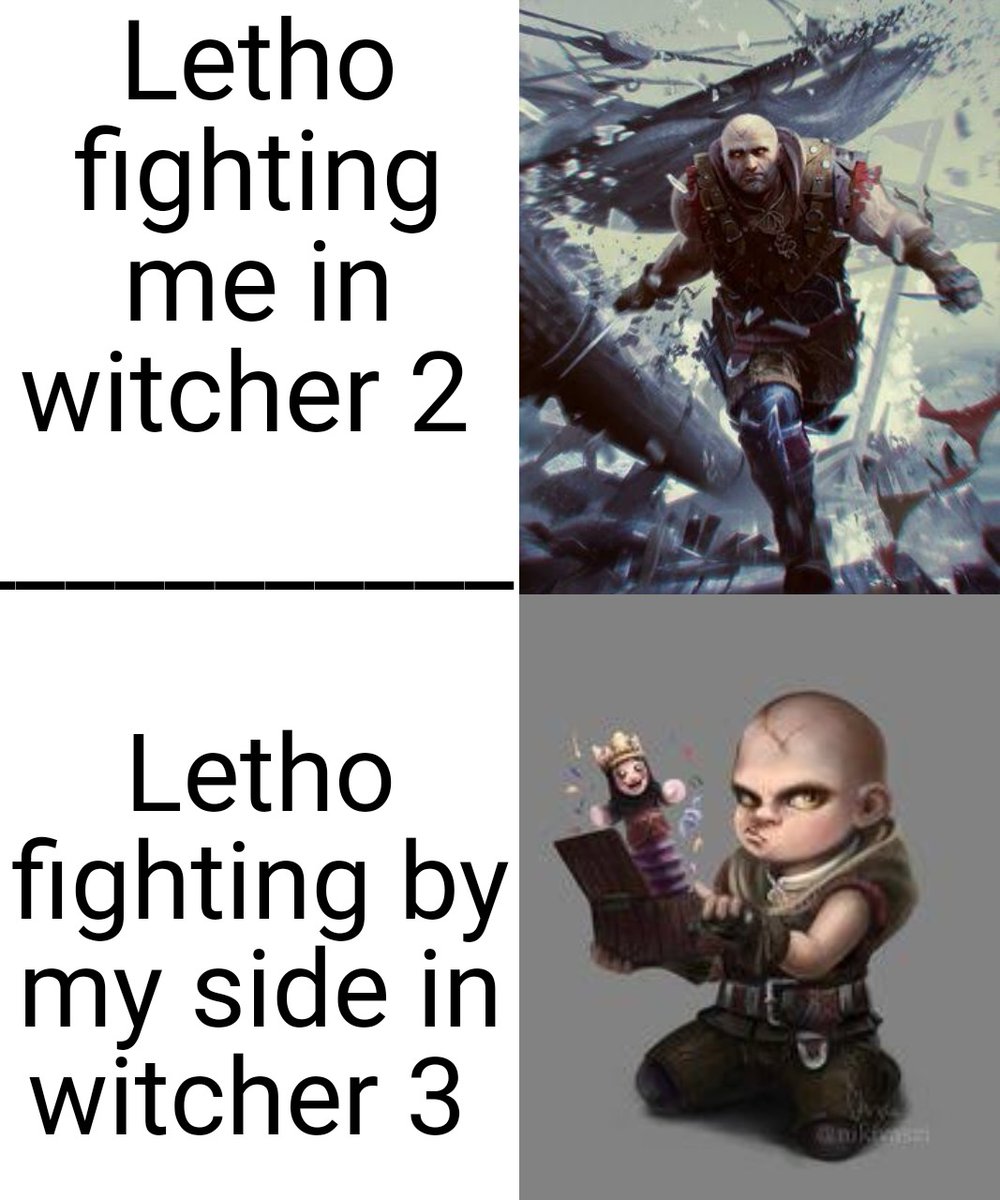 WitcherHour's tweet photo. So true 🤣 #letho #witcher #geraltofrivia
Source: reddit https://t.co/XHnbcd8nrB