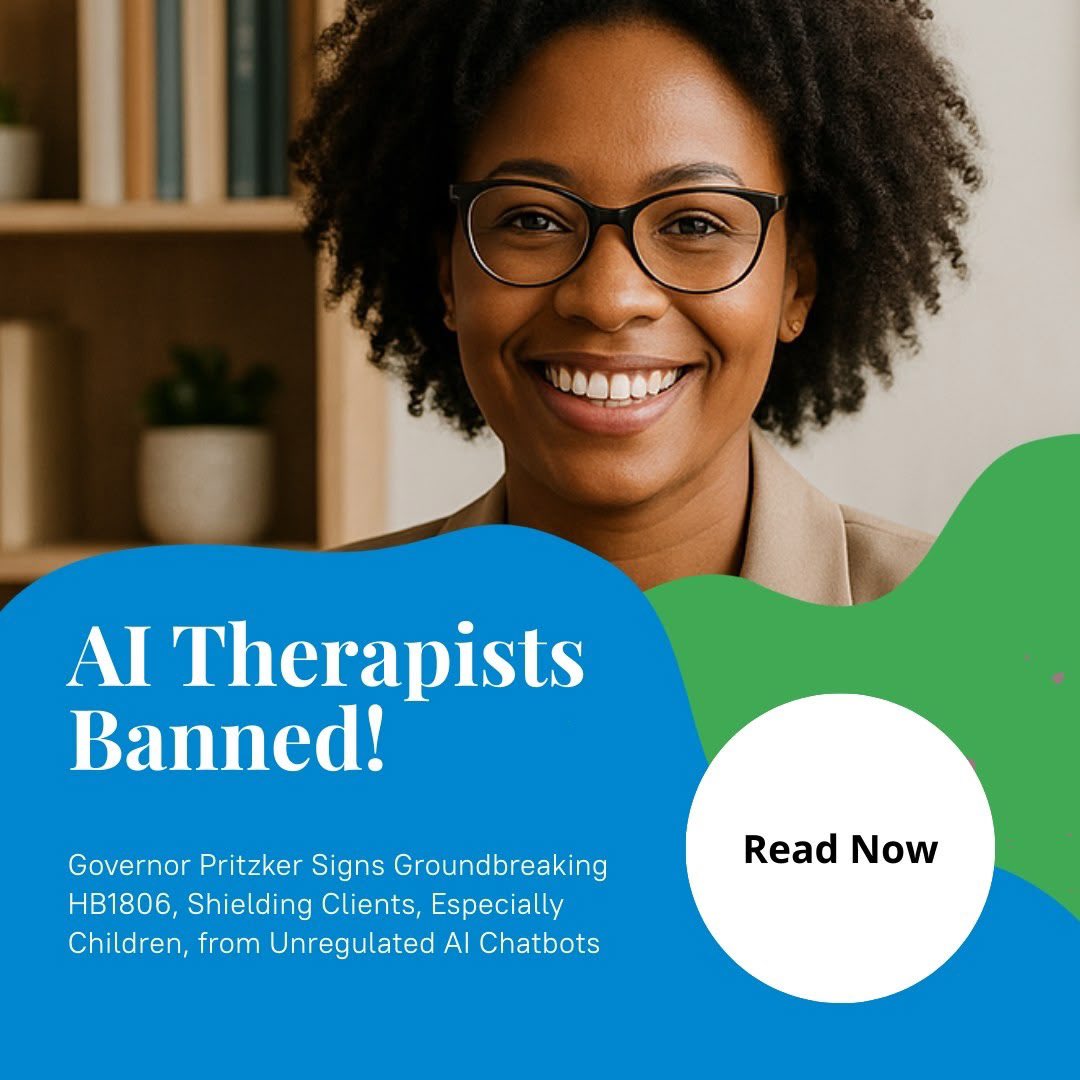 #Illinois Governor Signs HB 1806 Creating Nation's Strongest Safeguard Against AI Chatbots in Mental Health - thank you <a href="/GovPritzker/">Governor JB Pritzker</a>  <a href="/RepBobMorgan/">Bob Morgan</a> <a href="/senvillivalam/">Ram Villivalam</a> <a href="/IDFPR/">IDFPR</a> and <a href="/ACLUofIL/">ACLU of Illinois</a> for your assistance in making this critical law happen. #AI is a tool, not a therapist. #Twill