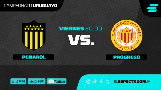 El Espectador Deportes ๐ (@elespectadoruy) on Twitter photo Arrancรณ la previa de Peรฑarol - Progreso en ๐๐ฅ ๐๐ฌ๐ฉ๐๐๐ญ๐๐๐จ๐ซ ๐๐๐ฉ๐จ๐ซ๐ญ๐๐ฌ desde el Campeรณn del Siglo ๐๏ธ
๐๏ธ <a href="/FernandoCorchs/">Fernando Corchs</a> ยท <a href="/JorgeFSere/">Jorge Fernando Serรฉ</a>
๐ป 810 AM ยท 92.5 FM
โถ๏ธ youtube.com/live/dsMmARznkโฆ Arrancรณ la previa de Peรฑarol - Progreso en ๐๐ฅ ๐๐ฌ๐ฉ๐๐๐ญ๐๐๐จ๐ซ ๐๐๐ฉ๐จ๐ซ๐ญ๐๐ฌ desde el Campeรณn del Siglo ๐๏ธ
๐๏ธ <a href="/FernandoCorchs/">Fernando Corchs</a> ยท <a href="/JorgeFSere/">Jorge Fernando Serรฉ</a>
๐ป 810 AM ยท 92.5 FM
โถ๏ธ youtube.com/live/dsMmARznkโฆ