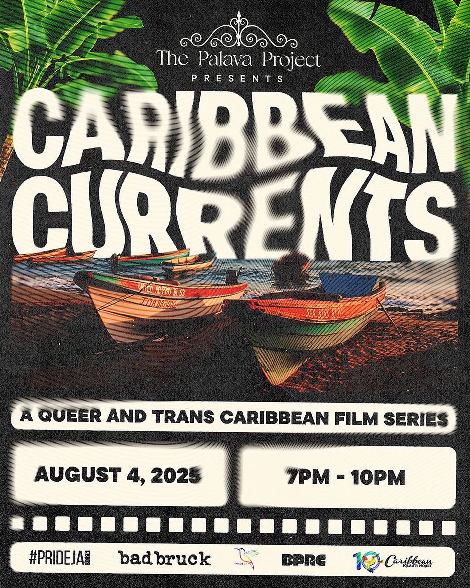 Palava People! Palava People!

We are excited to invite you all to
CARIBBEAN CURRENTS, the inaugural queer and trans Caribbean short film series on August 4, 2025, from 7 to 10 PM. Free of cost!

At the heart of Caribbean Currents is a distinct artistic and intellectual ethos.