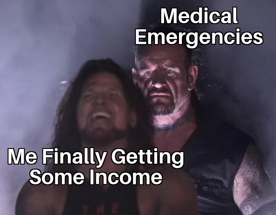 Might take a short one week break for healing. Literally bleeding everyday. Sorry for slow replies everyone >_<