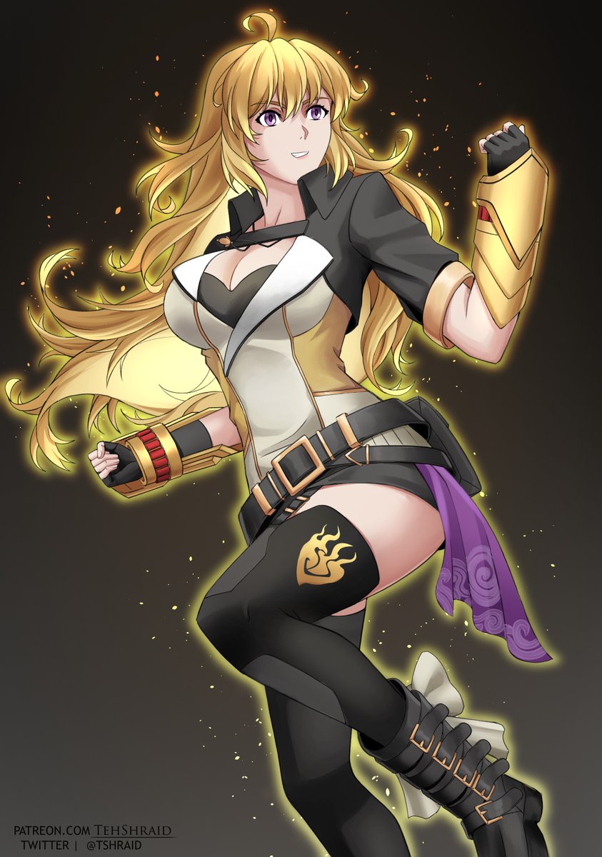 I really like yang`s Volume 2 outfit!
#RWBY