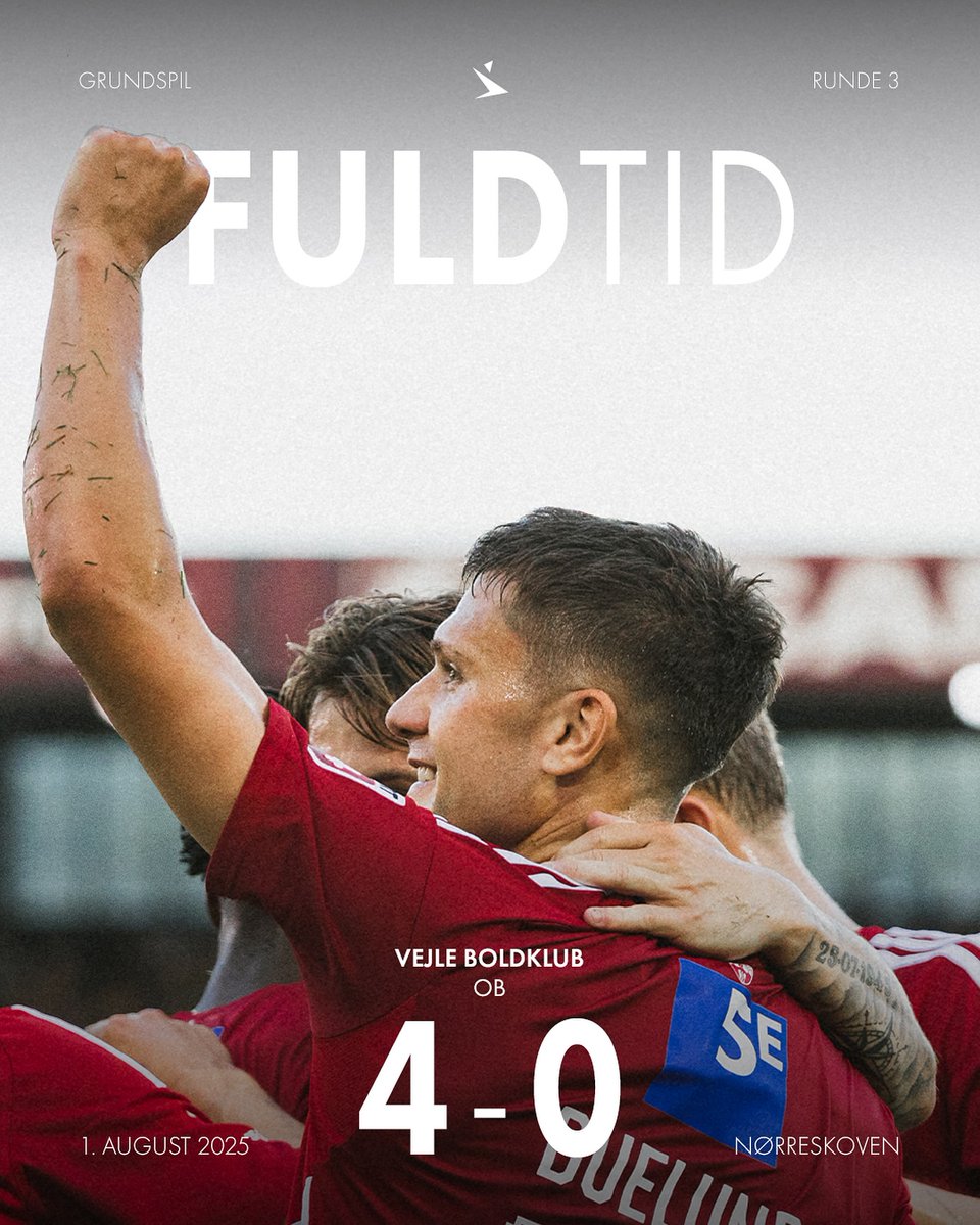 Vejle_B's tweet image. Fire i nettet, tre til tabellen.

#VejleB | #sldk