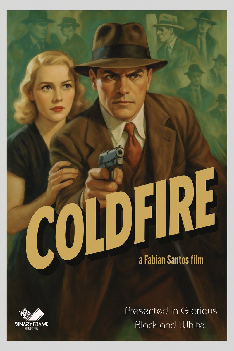 Hope everyone have a great weekend! here is the final poster of my next movie: "COLDFIRE"  Cheers!!!! #filmmaker #poster #aifilmmaking #aicinema