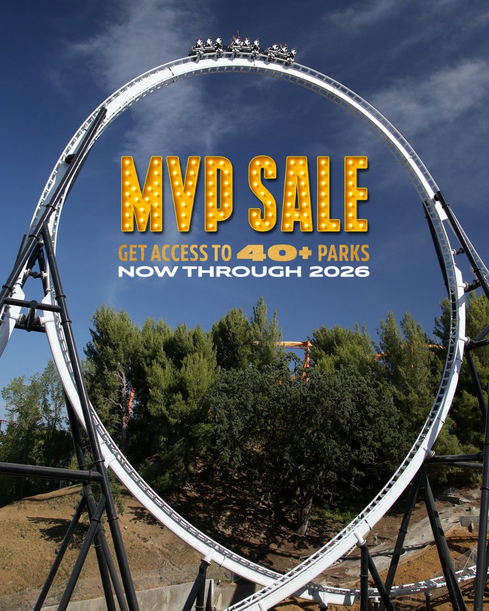 🎢 Your ticket to unlimited thrills at #MagicMountain. The 2026 Gold Pass is now on sale, and it's packed with perks you won't want to miss!

🎫: bit.ly/44XNmJK