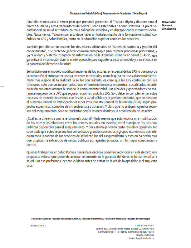 Docisp's tweet photo. ¿Por qué tanto revuelo con el decreto de MinSalud sobre el modelo de atención? https://t.co/nkzbFu4vrm