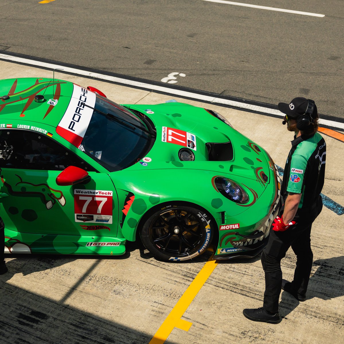 PorscheRaces's tweet photo. #IMSA - Proper start for the 2 #911GT3R at #RoadAmerica: #AdamAdelson and #ElliottSkeer finished #FP1 in 3rd #GTD place. Current @IMSA #GTDpro Champion #LaurinHeinrich and #KlausBachler set 4th fastest lap time in their class. https://t.co/Hr2CJwCkvn