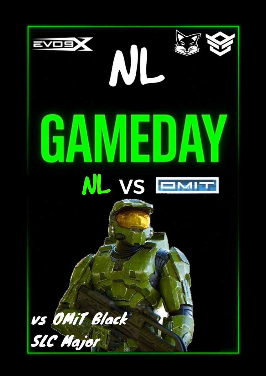 Neon Lights eSports (@neonlights_gg) on Twitter photo NL Halo
The boys are in LR3 now as they go against OMiT Black. Good luck 💪💪
<a href="/HCS/">Halo Esports</a> SLC Major
<a href="/OMiTHalo/">OMiT Halo</a>
<a href="/alwaysTrusty/">Trusty</a>
<a href="/Gusllug/">Sllug</a>
<a href="/Ambiti0n_1/">Brandon | Ambition 1</a>
<a href="/Sylva_Phox/">Sylva Phox</a>
<a href="/stevengoobs/">goober</a> NL Halo
The boys are in LR3 now as they go against OMiT Black. Good luck 💪💪
<a href="/HCS/">Halo Esports</a> SLC Major
<a href="/OMiTHalo/">OMiT Halo</a>
<a href="/alwaysTrusty/">Trusty</a>
<a href="/Gusllug/">Sllug</a>
<a href="/Ambiti0n_1/">Brandon | Ambition 1</a>
<a href="/Sylva_Phox/">Sylva Phox</a>
<a href="/stevengoobs/">goober</a>