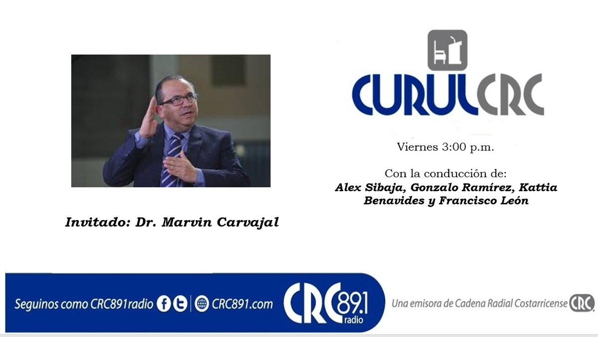 ¡Iniciamos edición de Viernes! 🎙

Invitado: 
Dr. Marvin Carvajal

Conducen:
@alexsibaja
<a href="/Kabemo/">Kattia Benavides</a>
<a href="/EmilioArayaS/">Emilio Araya 🇨🇷</a>

📻: <a href="/CRC891Radio/">CRC891Radio</a>

📲:facebook.com/share/v/1HBdbd…