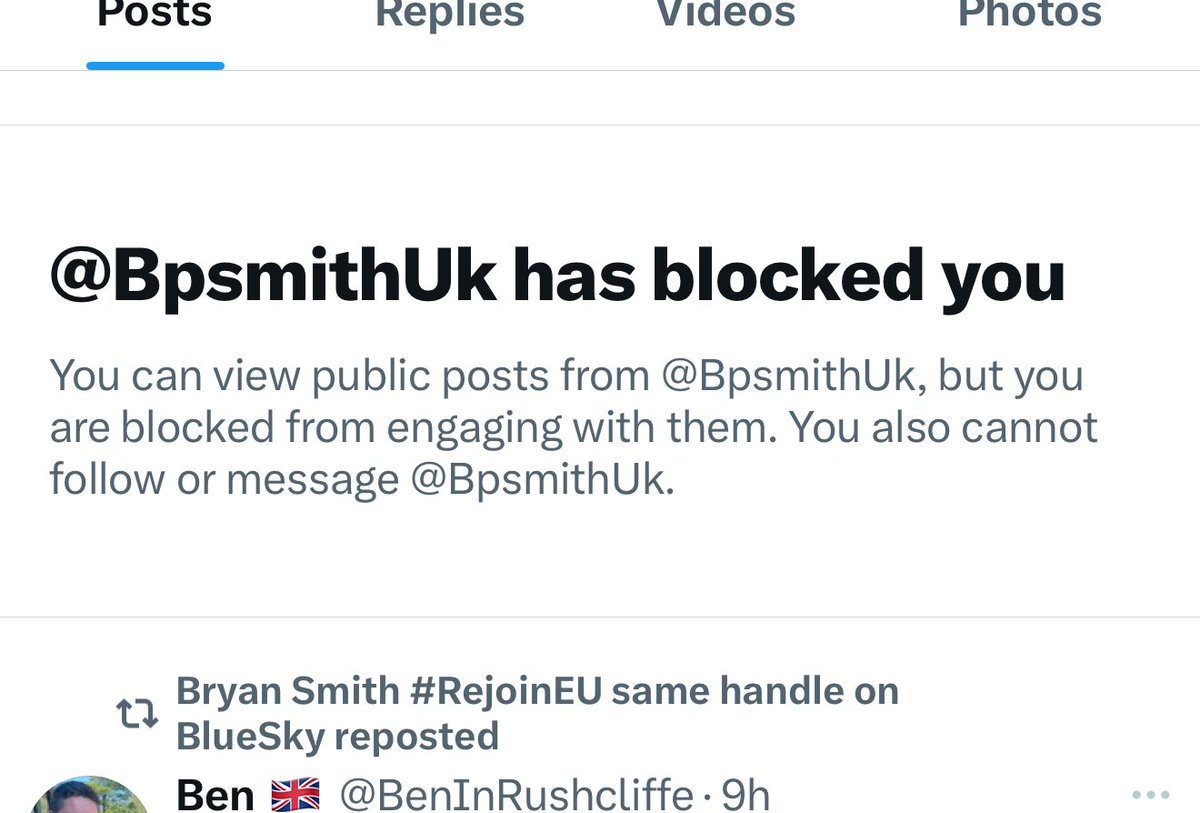 Just block out the facts <a href="/bpsmithuk/">Bryan Smith #RejoinEU same handle on BlueSky</a> 😂😂