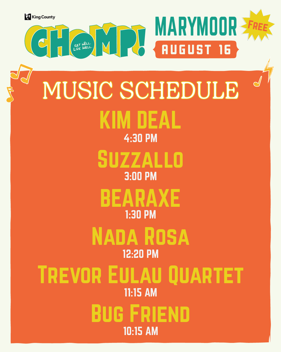 King County CHOMP! tweet media