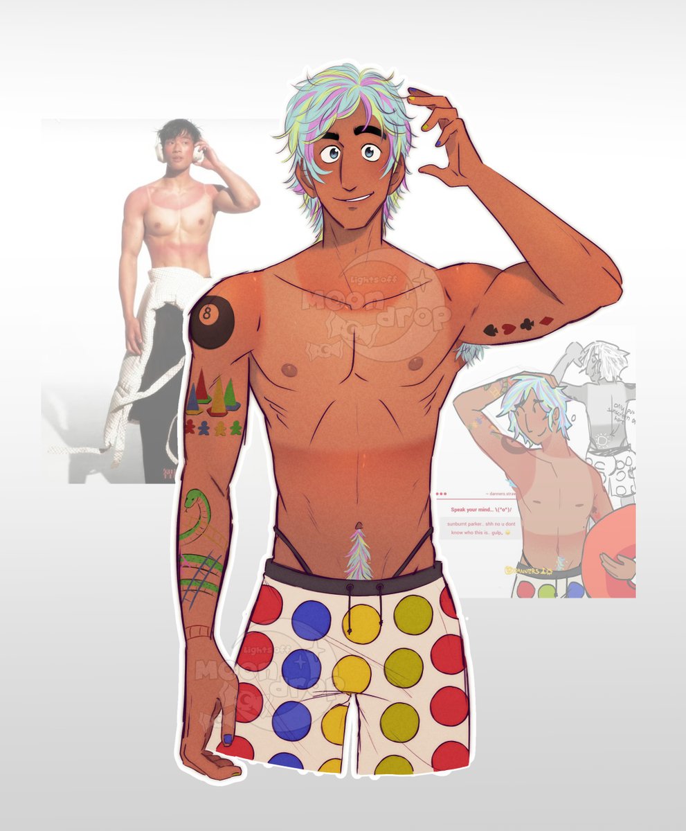 M0ondrop_'s tweet image. Couldn&apos;t help myself i had to draw it in my style 😋😋😋
#dateeverythinggame