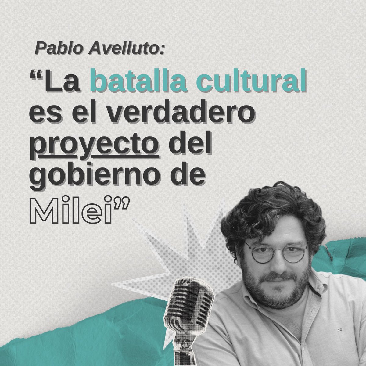 🤔¿Qué es la batalla cultural y cómo se expresa en la era Milei?

Pablo Avelluto analiza su origen, cómo atravesó distintos gobiernos y por qué hoy vuelve al centro del debate.

🎙️ Escuchá el nuevo episodio de nuestro podcast: open.spotify.com/episode/2Q8PdN…