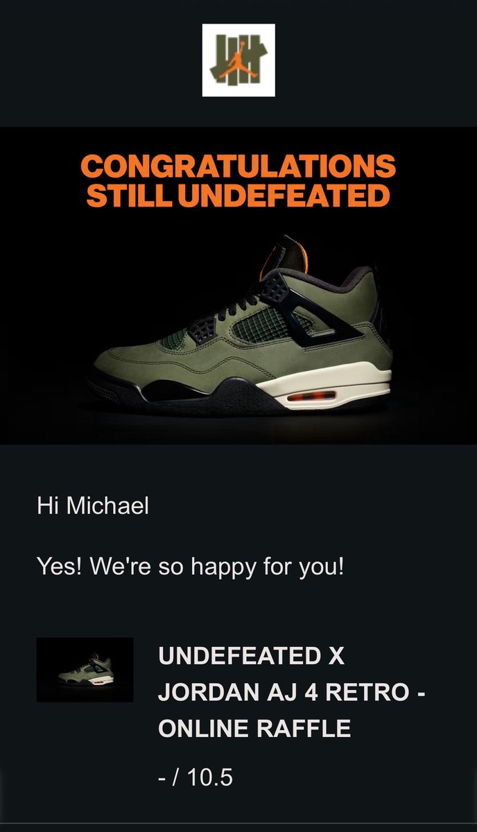 DJKingJam's tweet image. 🤣🤣🤣🤣🤣!!!!!
Bitching all morning paid off 🥳🙌🏼
Thank you! @UNDEFEATEDinc 
#StillUndefeated @Jumpman23 #Copped #Gotem