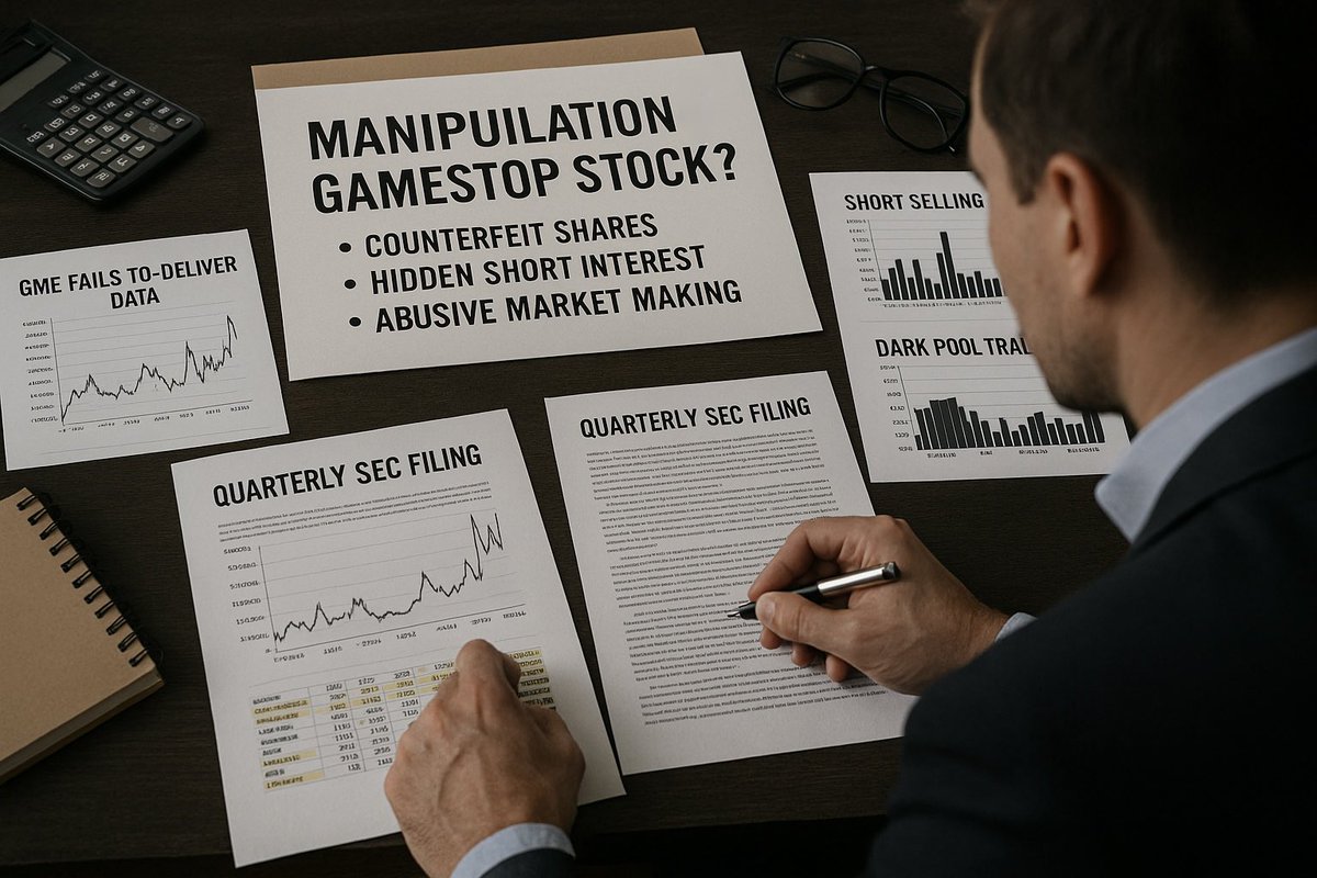 MD (@morgenhatton) on Twitter photo 🚨 THEY DIDN’T JUST SHORT GAMESTOP.
THEY COUNTERFEITED THE ENTIRE MARKET.
This is the forensic breakdown Wall Street didn’t want you to see.
Here’s how GameStop exposed the biggest financial cover-up of our time and why the system still hasn’t recovered.
Like and repost 🚨 THEY DIDN’T JUST SHORT GAMESTOP.
THEY COUNTERFEITED THE ENTIRE MARKET.
This is the forensic breakdown Wall Street didn’t want you to see.
Here’s how GameStop exposed the biggest financial cover-up of our time and why the system still hasn’t recovered.
Like and repost