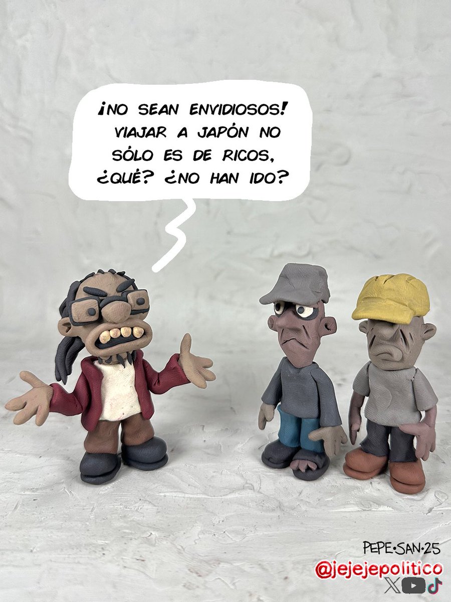 🇯🇵✨Dicen que viajar a Japón no es de ricos…
Nomás se necesita voluntad, sencillez… y tantito apellido.

👁️‍🗨️ Porque en la nueva austeridad, el lujo no se mide en pesos…
se mide en quién puede justificarlo.

Por <a href="/PepeSanMonero/">PepeSan</a> 

#jejejepolitico