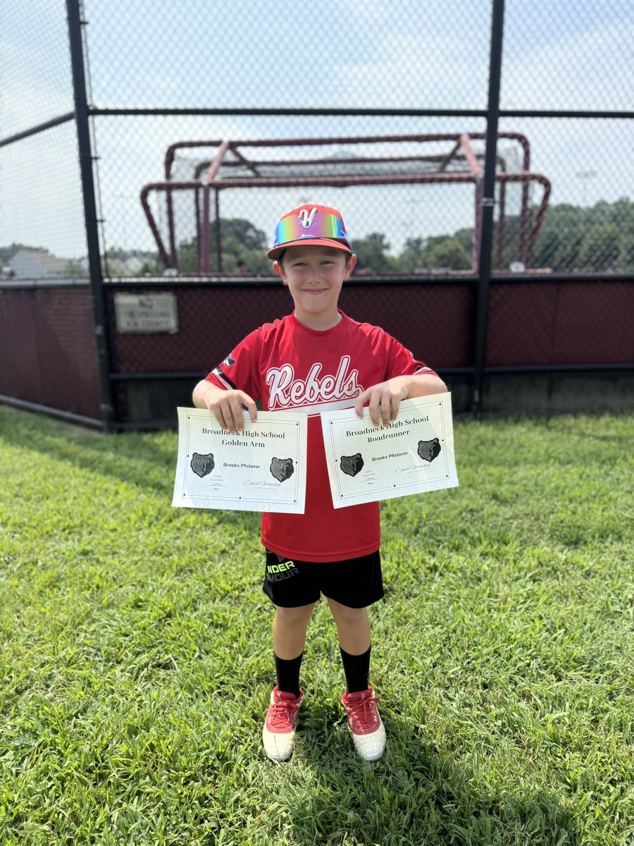 Thanks <a href="/Bruin_Baseball1/">Broadneck Baseball</a> for an awesome week of camp! Brooks looks forward to this every year!