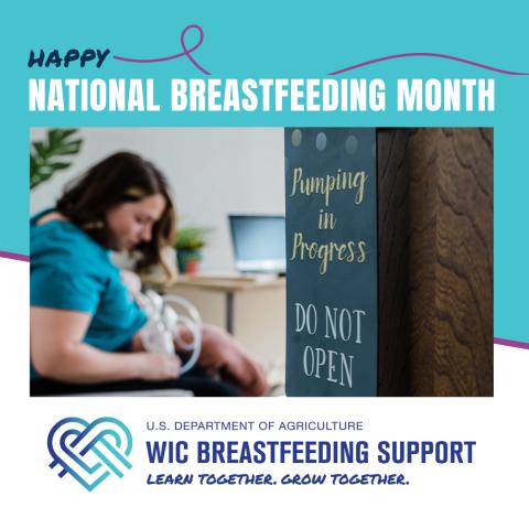 August is National Breastfeeding Month! 💗 WIC is here to support you every step of the way on your breastfeeding journey. Whether you're just starting out or have questions, WIC is your partner in parenting.
👉 Learn more: wicbreastfeeding.fns.usda.gov/social-media-l…