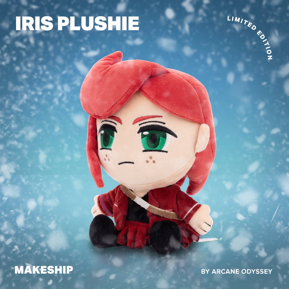 The Iris Plushie goes offsale tomorrow at 10pm CST.

Grab your own before it’s too late!
makeship.com/products/iris-…

Also, congratulations to our two giveaway winners! Thank you to everyone who supported and made this possible.

#ArcaneOdyssey #Makeship #Roblox
