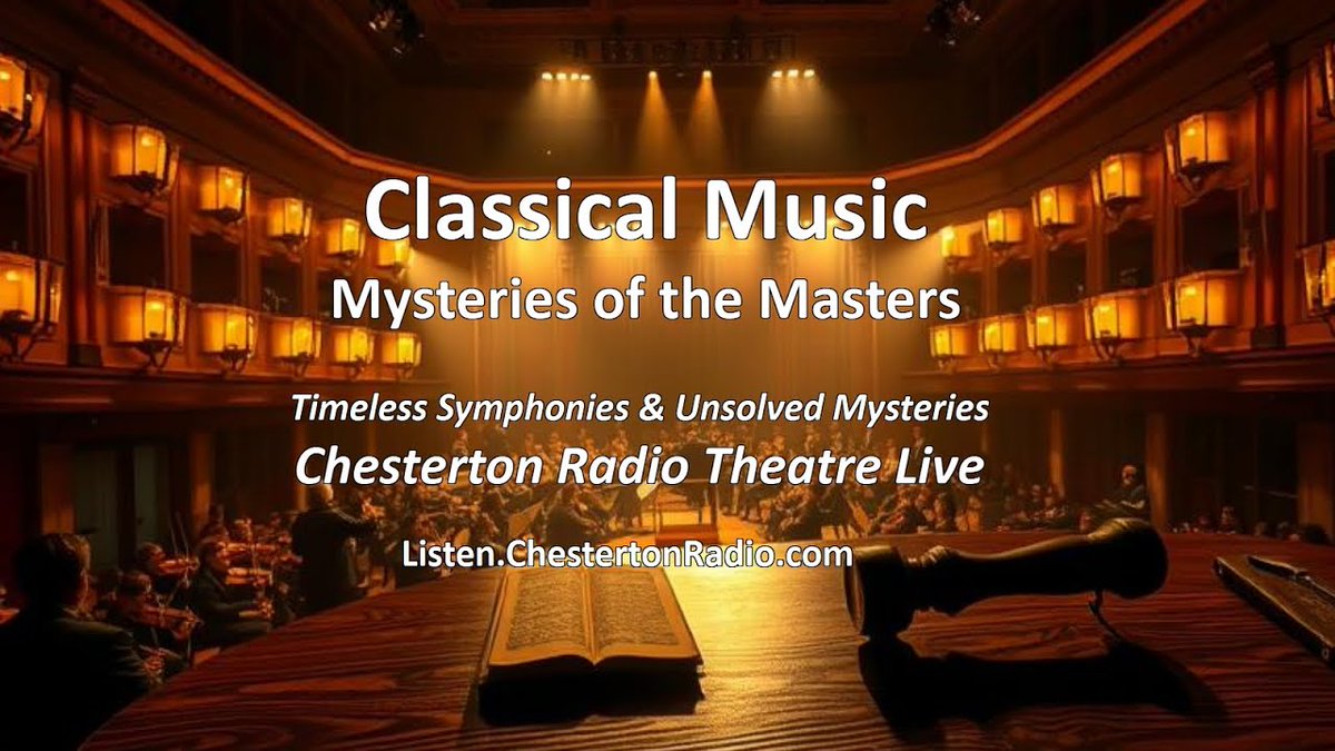 Timeless symphonies, hidden stories, and the unsolved mysteries of music’s greatest minds. An endless concert and musical mysteries with tales of the composers, conductors, and orchestras who brought them to life <a href="/ChestertonRadio/">Chesterton Radio Theatre</a> Classical Music Live
youtube.com/live/vjCOwKB6u…