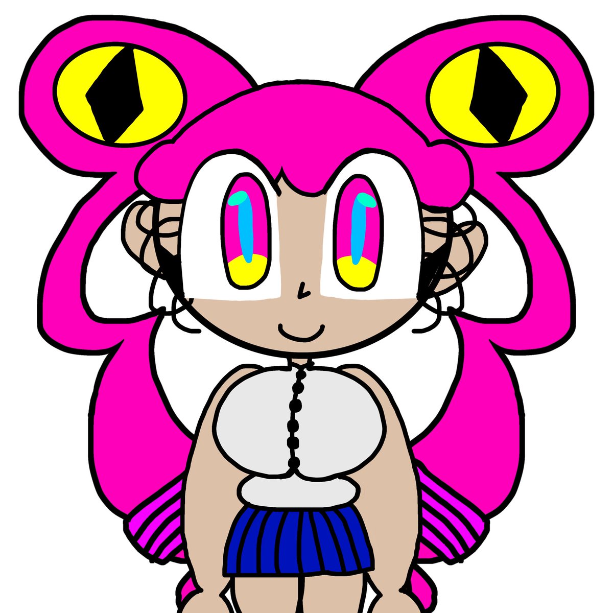 I was really angry right now so I decided to make an oc,say hi to junk-Chan