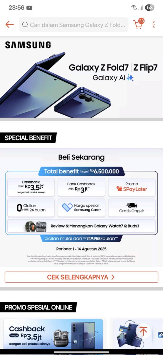 cahsemravut's tweet photo. @ShopeeID "Semudah itu untuk take out objek yang aku mau saat selfie berkat fitur Galaxy Al Object Eraser di #GalaxyZFlip7 #GalaxyZFlip7xShopee"

Bismillah hadiah terindah utk mama 😍
.....,,,, https://t.co/srBtGe4JXf