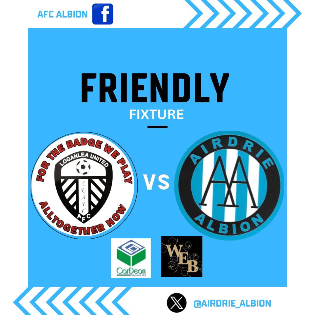🔵Last preseason game🔵

Lads take on Loganlea in our last pre season game this sunday before the big games kick off next week. 

Tough test for our last game but exactly what's required 

🏟️ St Kentigerns Academy Blackburn
🕣12PM 

💙MTFA💙
