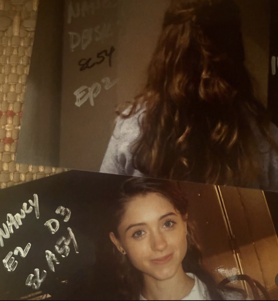 New behind the scenes photos of Natalia Dyer as Nancy Wheeler in 'STRANGER THINGS'!