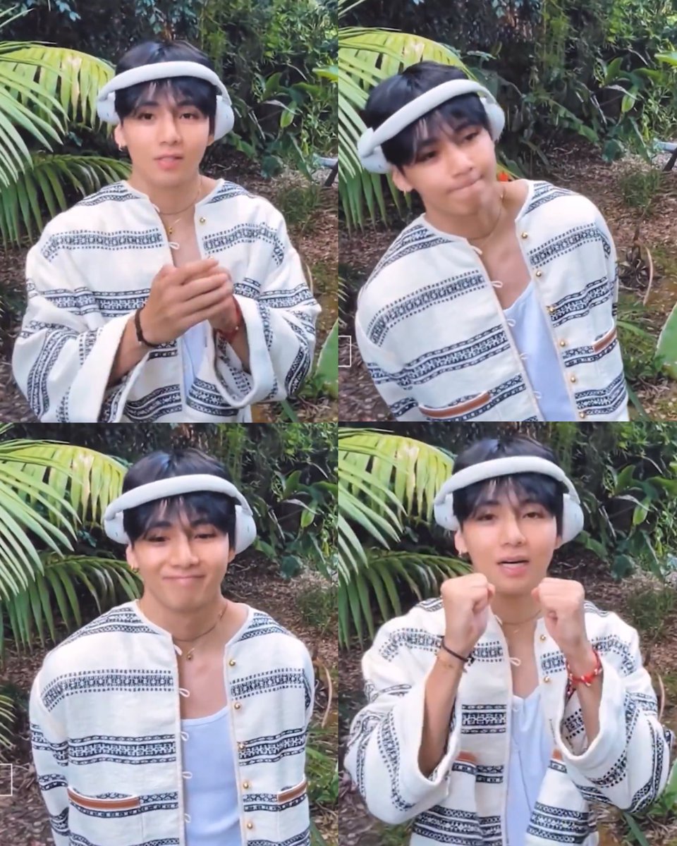 luvtaejinnie's tweet photo. LO QUE PASÓ CON #BTS EN LAS ÚLTIMAS HORAS ✨

 — Jungkook volvió a Weverse después de un tiempo, publicó una selfie y escribió:
“¿Cuánto tiempo sin vernos?” 💗
Se ve tan bonito 🥹

— Taehyung envió un video mensaje para su amigo Park Bogum por el episodio final del programa ↓ https://t.co/6iOde74M3h