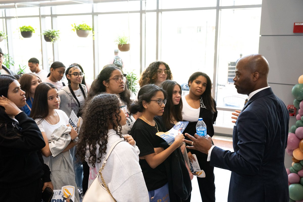 Great tour today! More and more students are interested in all of the great things going on at #Coppin State University! Go Eagles! #AyeCoppin