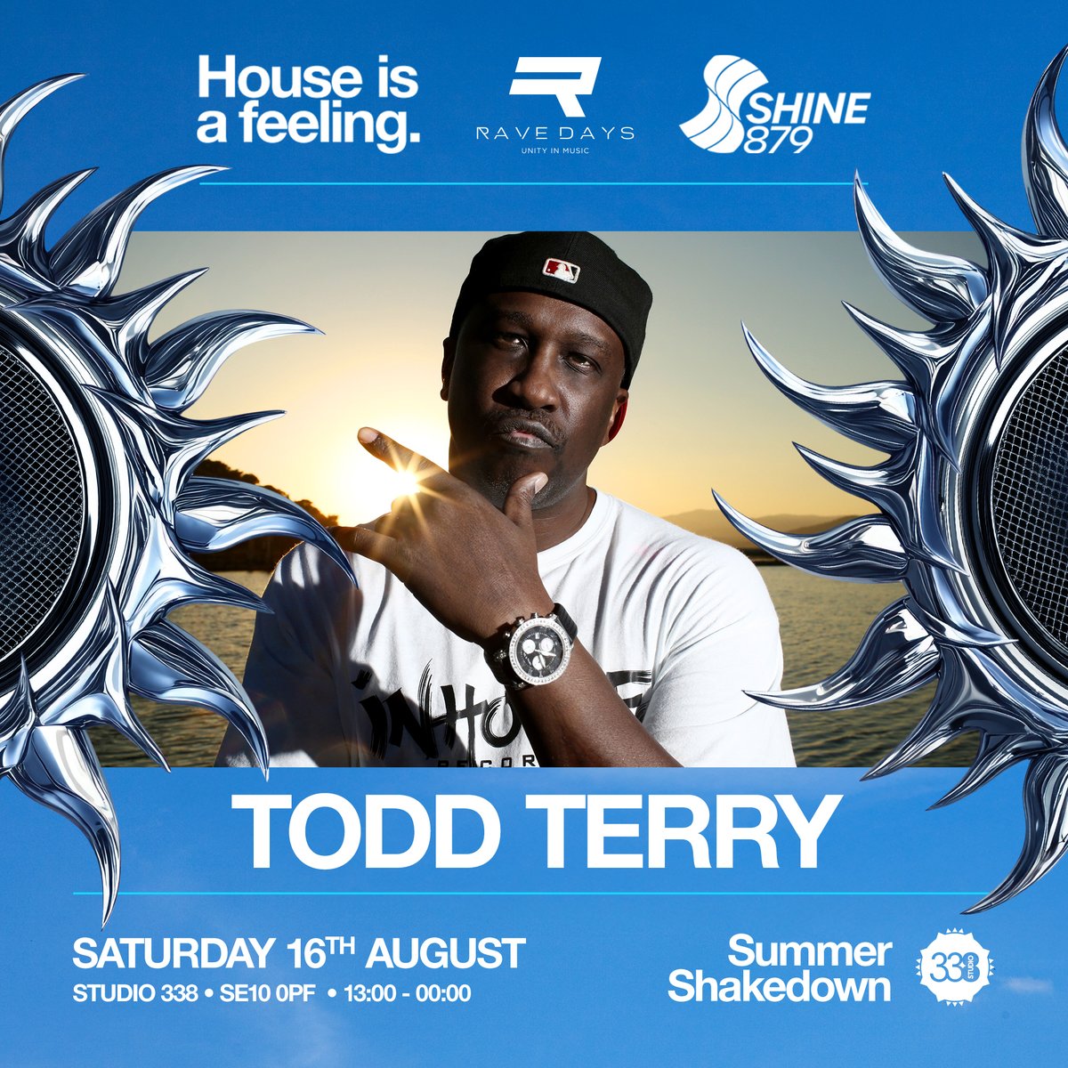 Todd Terry (@djtoddterry) on Twitter photo HOUSE IS A FEELING PRESENTS THE SUMMER SHAKEDOWN w/ <a href="/djtoddterry/">Todd Terry</a> <a href="/djmarkknight/">DJ Mark Knight</a> <a href="/Martin_Ikin/">Martin Ikin</a> + More <a href="/houseisafeelin1/">House is a feeling.</a> <a href="/shine879/">Shine 879 DAB Radio</a> Tickets <a href="/residentadvisor/">Resident Advisor</a>
ra.co/events/2117193 HOUSE IS A FEELING PRESENTS THE SUMMER SHAKEDOWN w/ <a href="/djtoddterry/">Todd Terry</a> <a href="/djmarkknight/">DJ Mark Knight</a> <a href="/Martin_Ikin/">Martin Ikin</a> + More <a href="/houseisafeelin1/">House is a feeling.</a> <a href="/shine879/">Shine 879 DAB Radio</a> Tickets <a href="/residentadvisor/">Resident Advisor</a>
ra.co/events/2117193